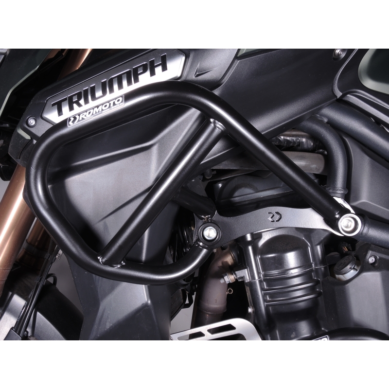 Engine guards RDMOTO matt black for TRIUMPH Tiger 1200 Explorer / GT Explorer 2011-2015