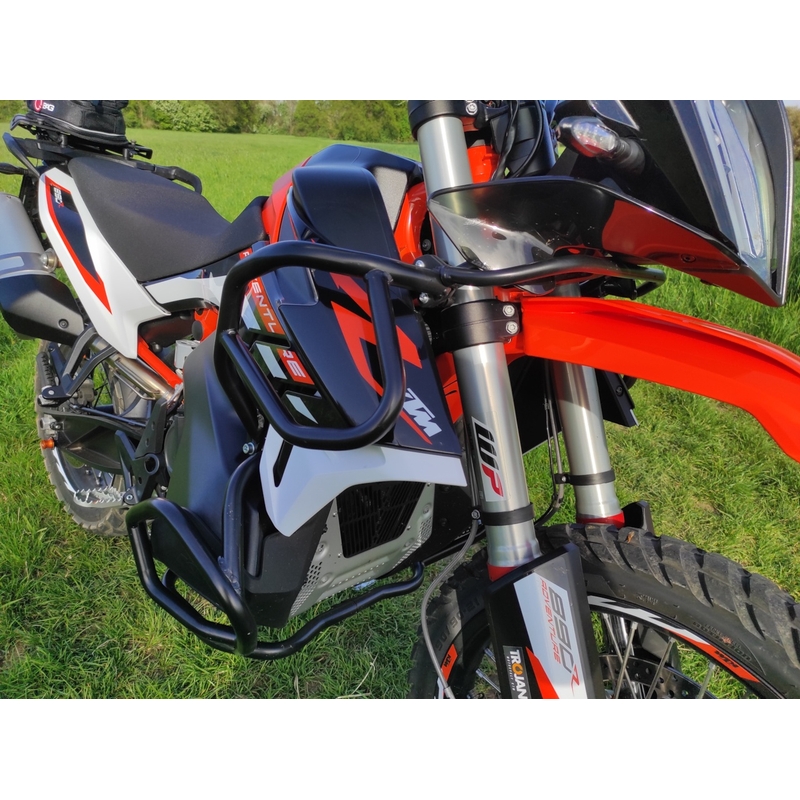 Engine guards RDMOTO matt black upper + lower for KTM Adventure 790 / R 2019-2020, KTM Adventure 890 /R/L 2021-2022