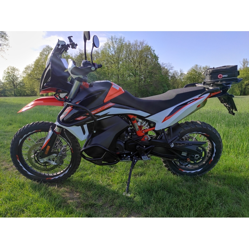 Engine guards RDMOTO matt black upper + lower for KTM Adventure 790 / R 2019-2020, KTM Adventure 890 /R/L 2021-2022