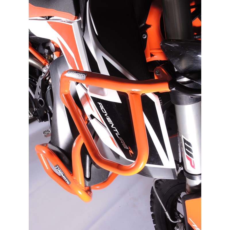 Engine guards RDMOTO orange upper + lower