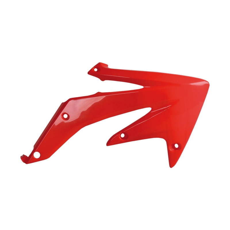 Radiator scoops POLISPORT (pair) red CR 04 for HONDA CRF 450 R 2005-2008