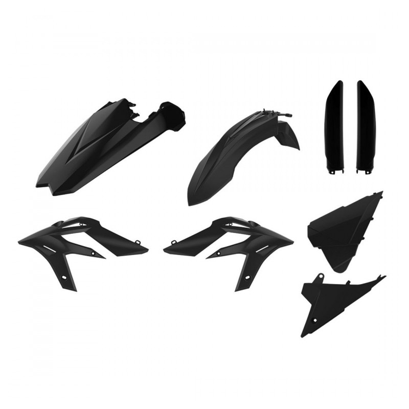 Plastic body kit POLISPORT black for BETA Xtrainer 250 2015-2019, BETA Xtrainer 300 2015-2019
