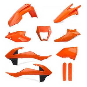 Plastic body kit POLISPORT 91584 Enduro Orange