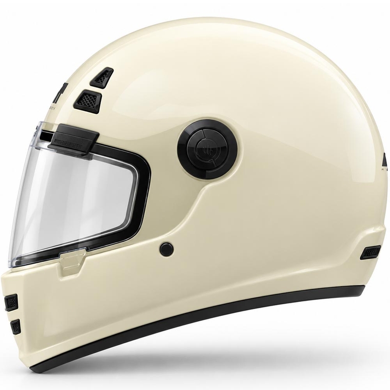 Kask motocyklowy integralny MT Jarama SV Pure A3 kremowy