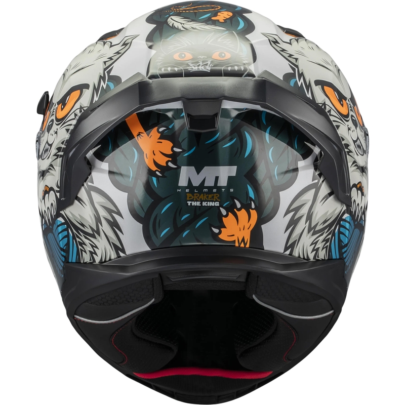 Kask motocyklowy integralny MT Braker SV King A7 szaro-niebieski
