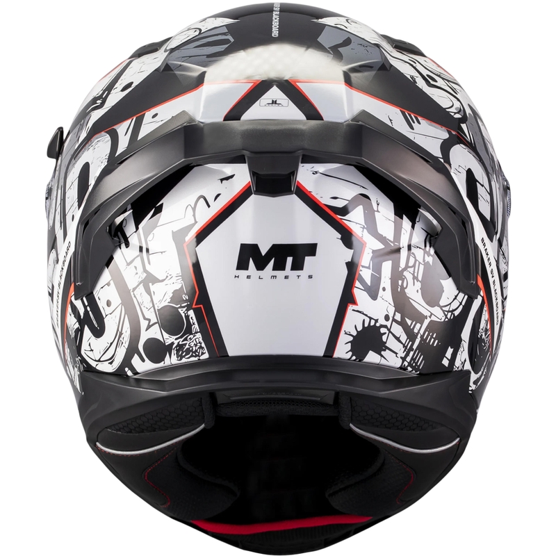 Kask motocyklowy integralny MT Braker SV Blackboard B0 czarno-szary