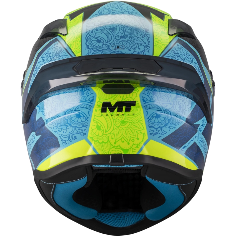 Kask motocyklowy integralny MT Targo S Danish_26_Brasil C3 niebiesko-fluo żółto-czerwony