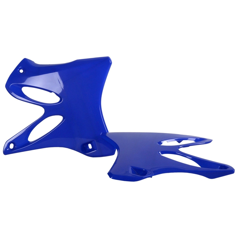 Radiator scoops POLISPORT (pair) blue Yam 98 for YAMAHA YZ 125 2002-2014, YAMAHA YZ 250 2002-2014