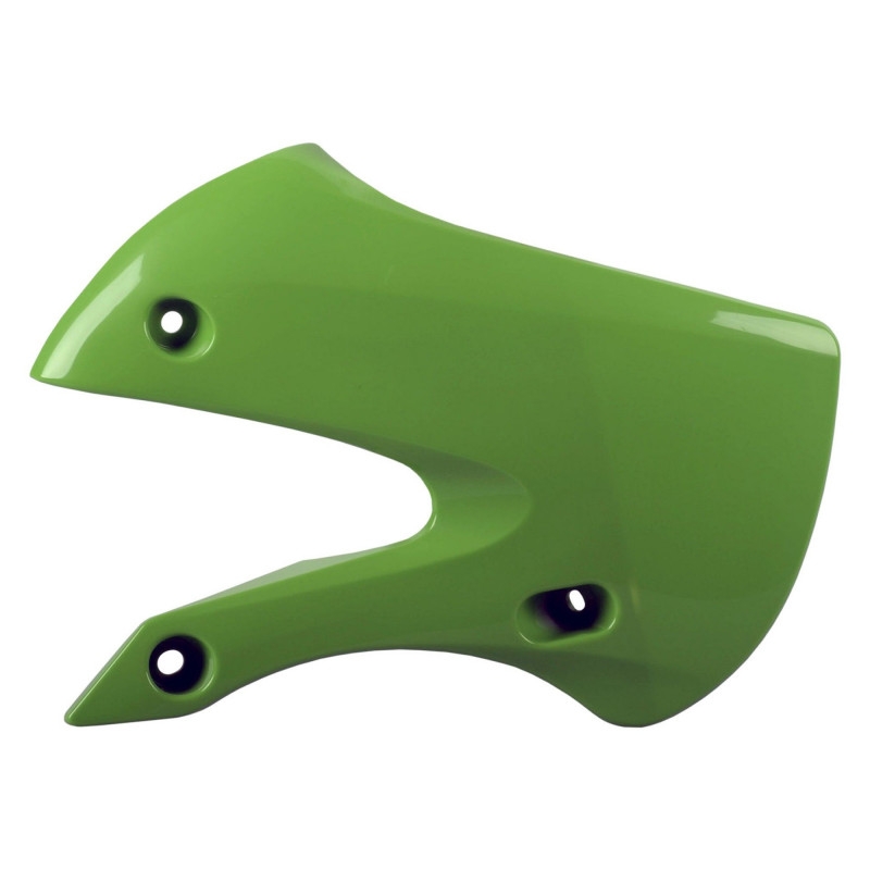Radiator scoops POLISPORT (pair) green 05 for KAWASAKI KX 65 2000-2026, KAWASAKI KLX 110 (R) 2002-2009