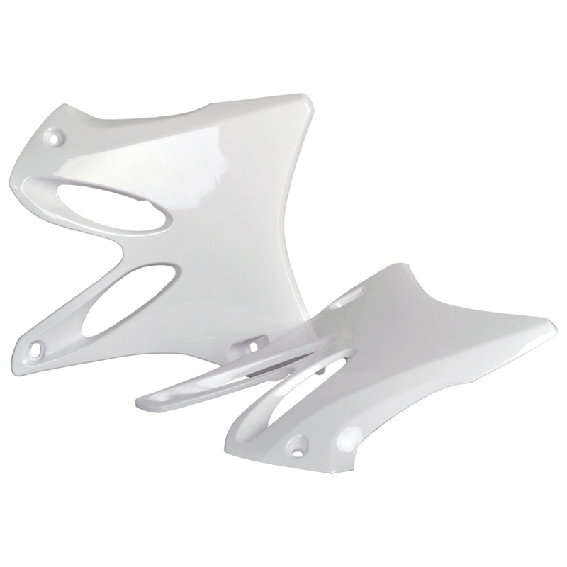 Radiator scoops POLISPORT (pair) white for YAMAHA YZ 125 2002-2014, YAMAHA YZ 250 2002-2014