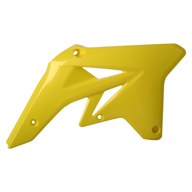 Radiator scoops POLISPORT (pair) yellow RM 01 for SUZUKI RM-Z 250 2007-2009
