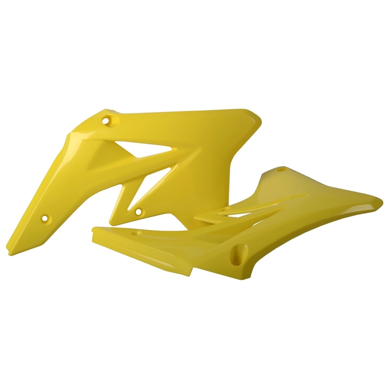 Radiator scoops POLISPORT (pair) yellow RM 01 for SUZUKI RM-Z 250 2007-2009