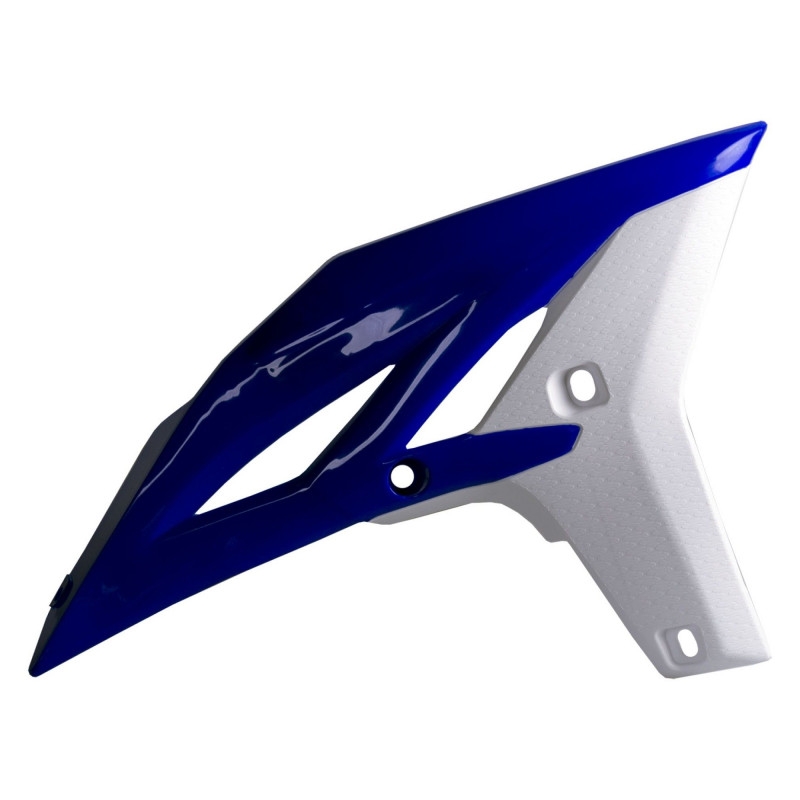 Radiator scoops POLISPORT (pair) blue Yam98/white for YAMAHA WR 450 F 2012-2015, YAMAHA YZ 250 F 2010-2013