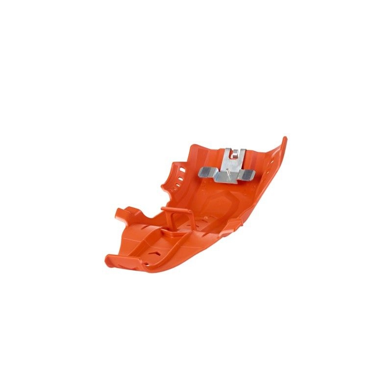 Skid plate POLISPORT PERFORMANCE with link protector orange