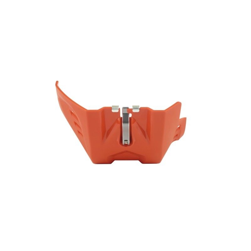 Skid plate POLISPORT PERFORMANCE with link protector orange