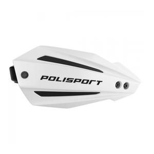 Handguard POLISPORT BULLIT FWA with universal mounting kit White