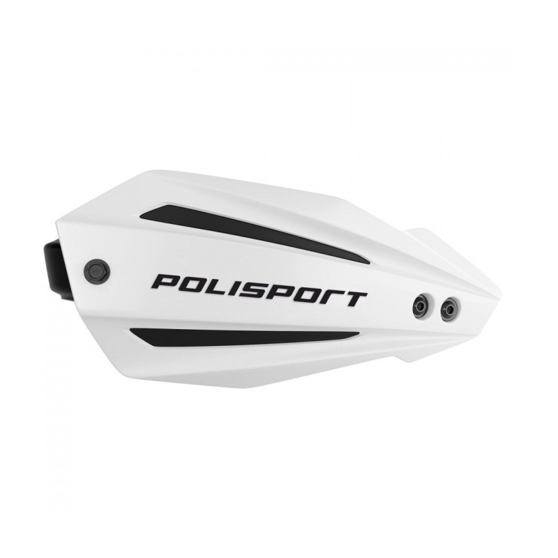 Handguard POLISPORT BULLIT FWA with universal mounting kit White