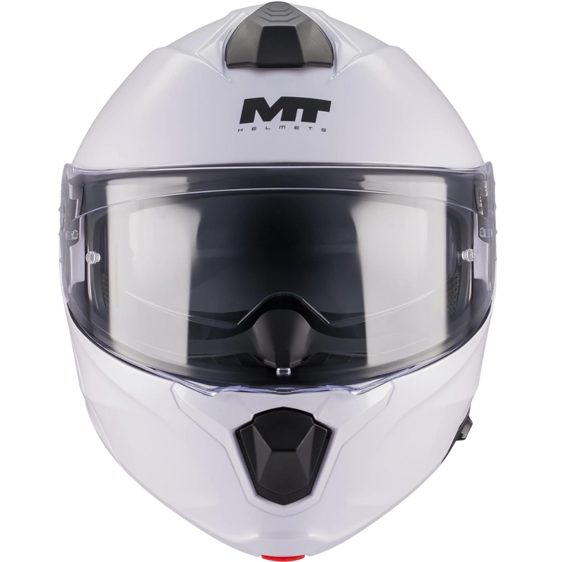 Kask motocyklowy typu flip-up MT Genesis R SV A0 biały