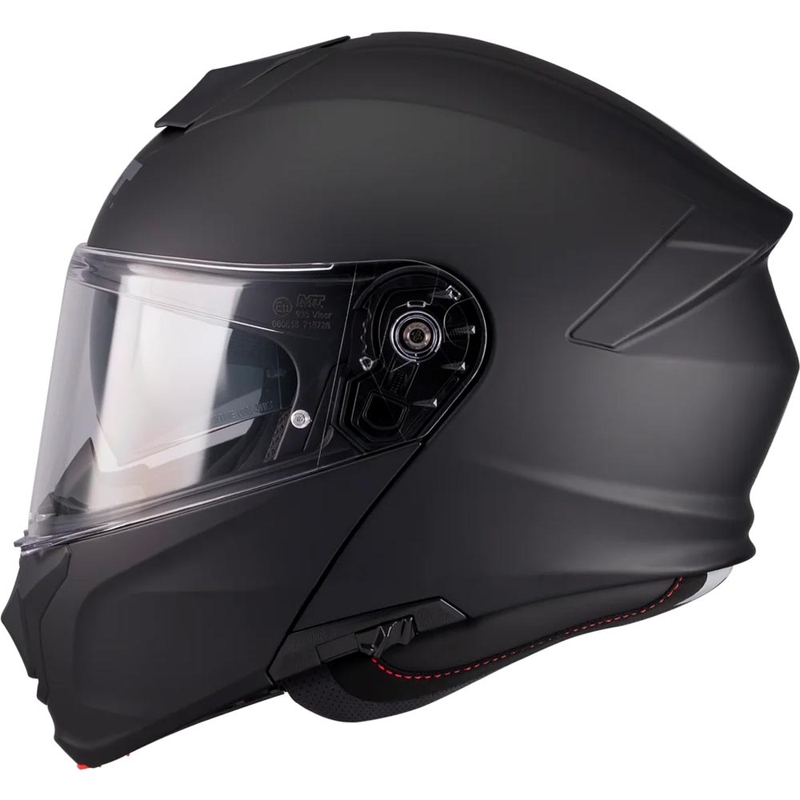 Kask motocyklowy typu flip-up MT Genesis R SV A1 matowy czarny