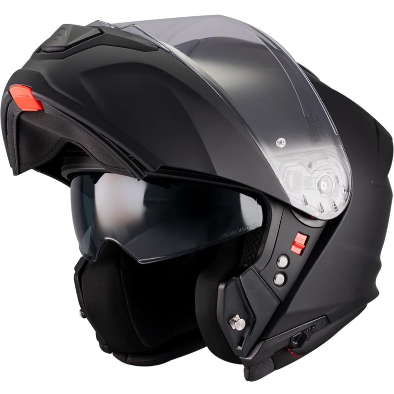 Kask motocyklowy typu flip-up MT Genesis R SV A1 matowy czarny