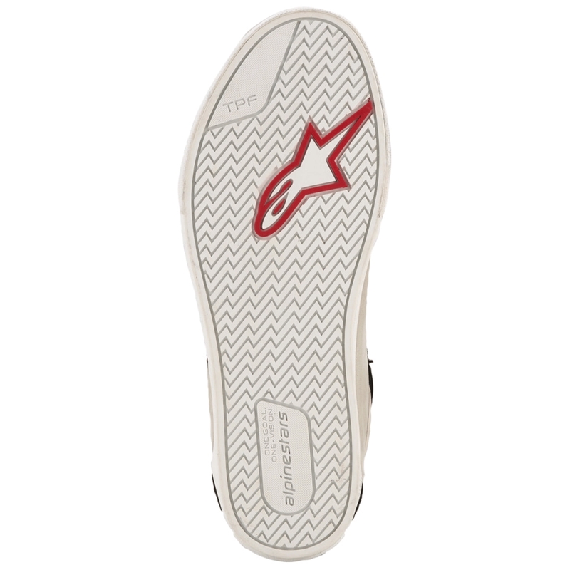 Buty motocyklowe Alpinestars Ride-63 skórzane czarno-jasnoszaro-białe
