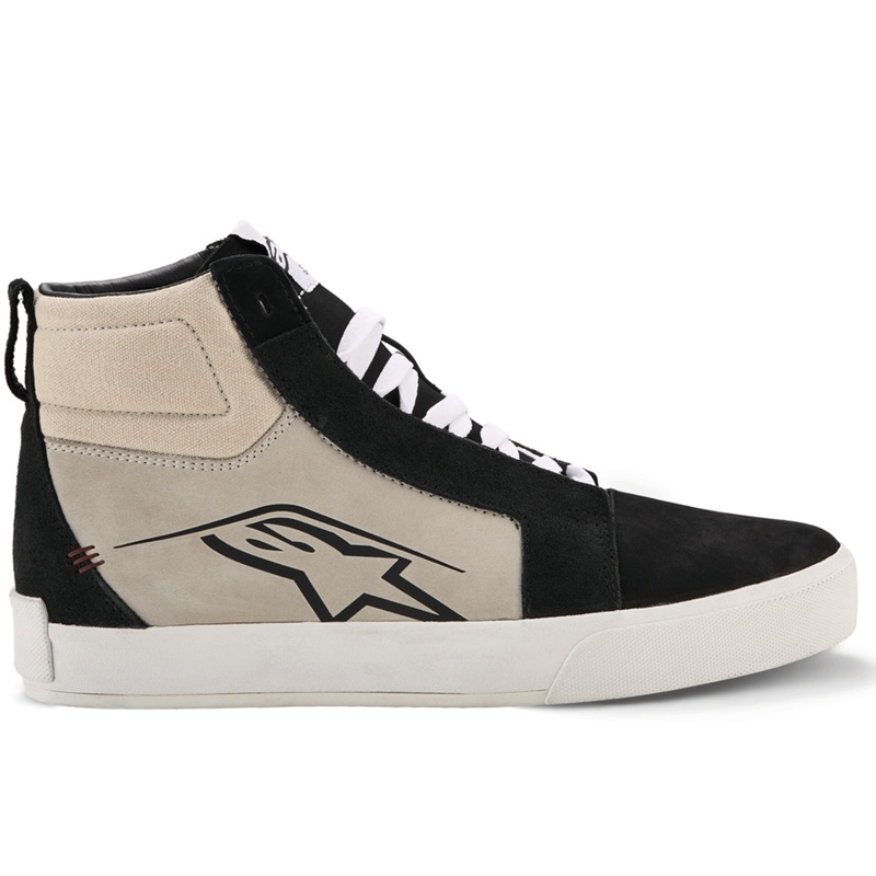 Buty motocyklowe Alpinestars Ride-63 skórzane czarno-jasnoszaro-białe