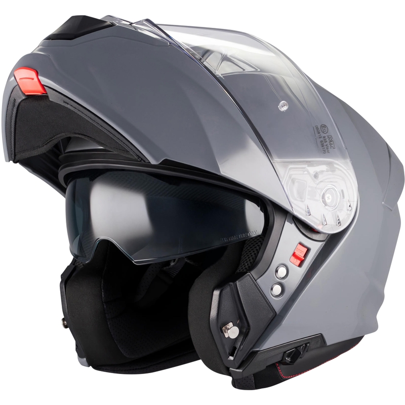 Kask motocyklowy typu flip-up MT Genesis R SV A12 szary
