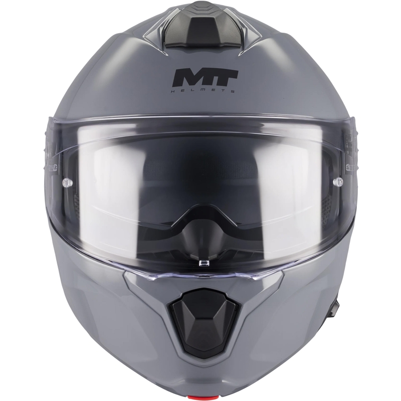 Kask motocyklowy typu flip-up MT Genesis R SV A12 szary