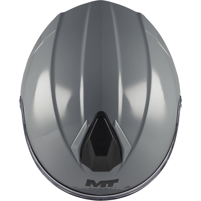 Kask motocyklowy typu flip-up MT Genesis R SV A12 szary
