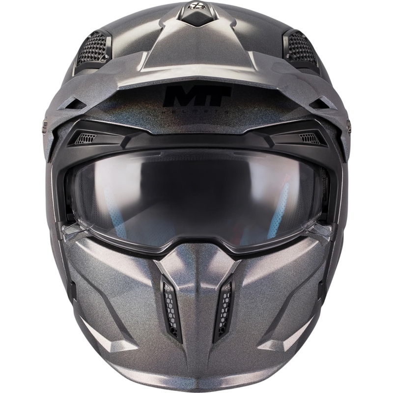 Kask motocyklowy modułowy MT Streetfighter SV S Special Pure T2 błyszczący wielokolorowy