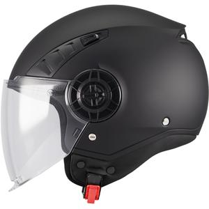 Kask motocyklowy otwarty MT Aeris Pure A1 matowy czarny