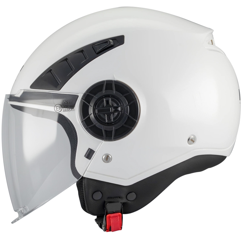 Kask motocyklowy otwarty MT Aeris Pure A1 biały
