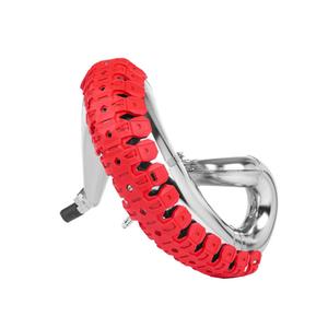 Exhaust pipe guard POLISPORT ARMADILLO Red