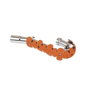 Exhaust head pipe guard POLISPORT ARMADILLO short orange