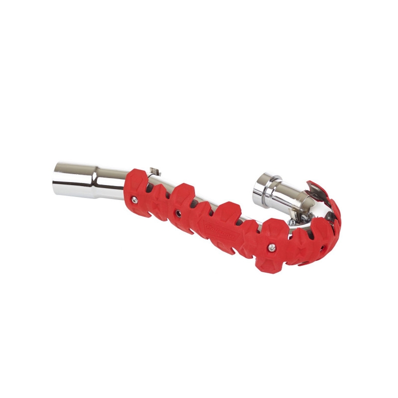 Exhaust head pipe guard POLISPORT ARMADILLO short red