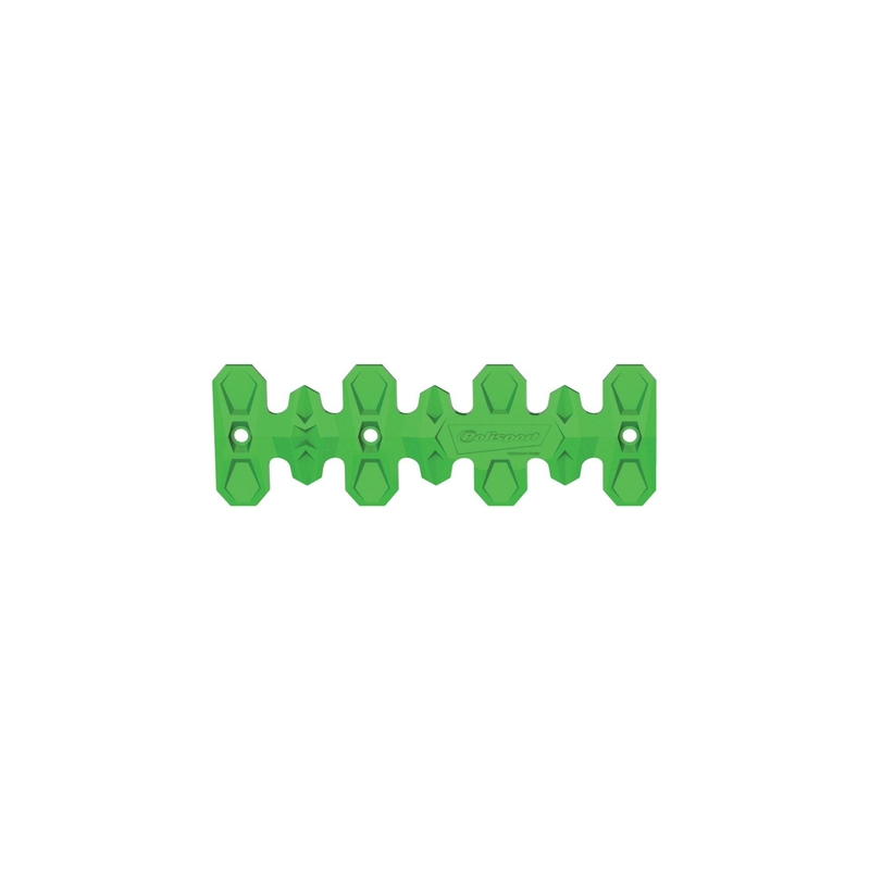 Exhaust head pipe guard POLISPORT ARMADILLO short green