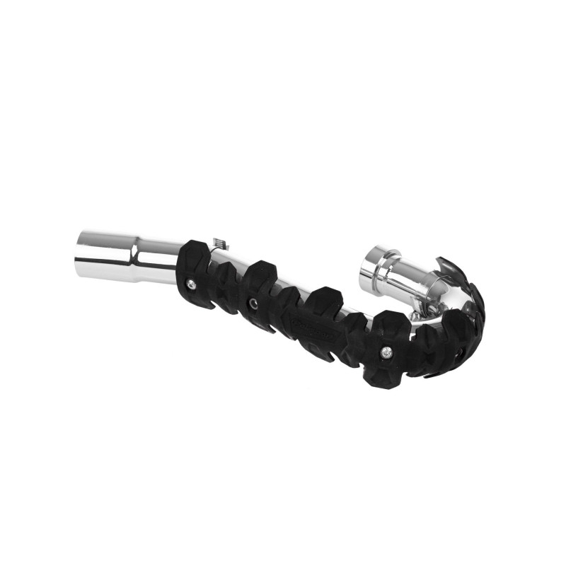 Exhaust head pipe guard POLISPORT ARMADILLO long black