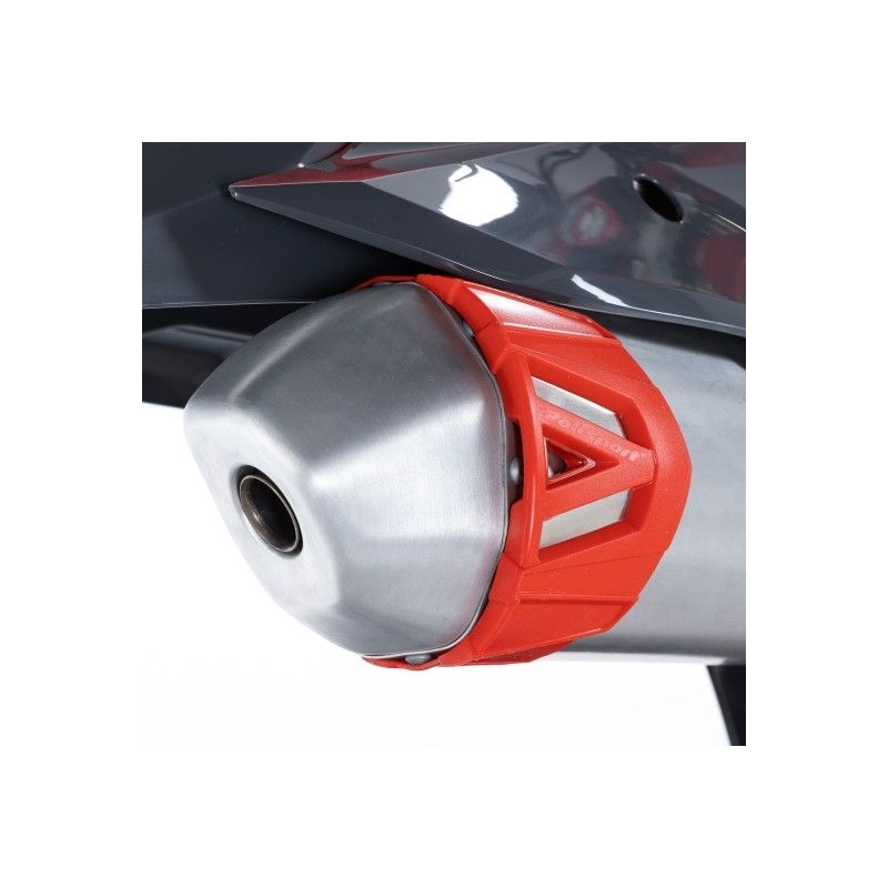 Silencer protector POLISPORT Black 340-400mm/13.4-15.7 inch