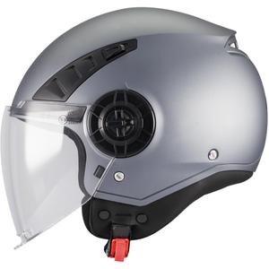 Kask motocyklowy otwarty MT Aeris Pure A2 matowy szary