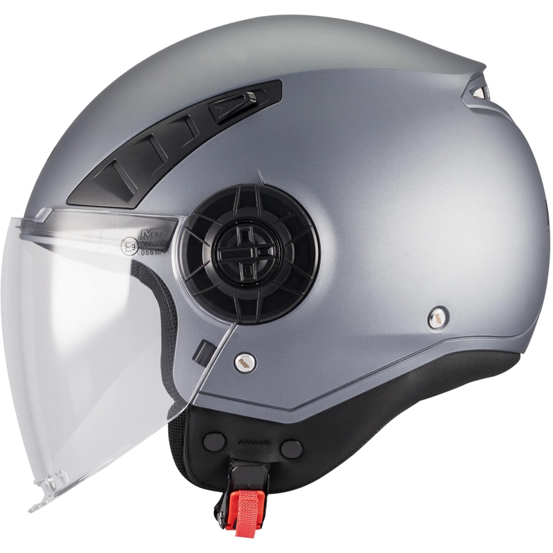 Kask motocyklowy otwarty MT Aeris Pure A2 matowy szary