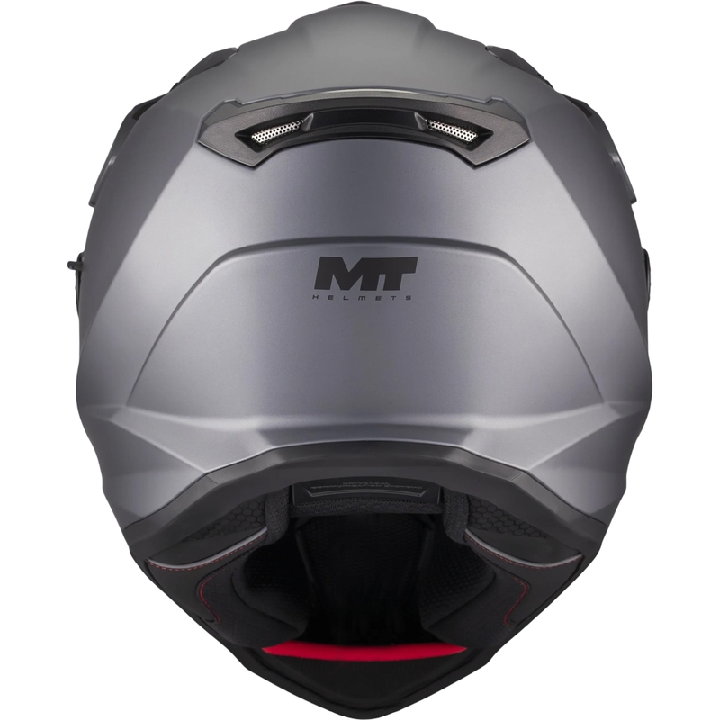 Kask motocyklowy enduro MT Track SV Pure A2 matowy szary