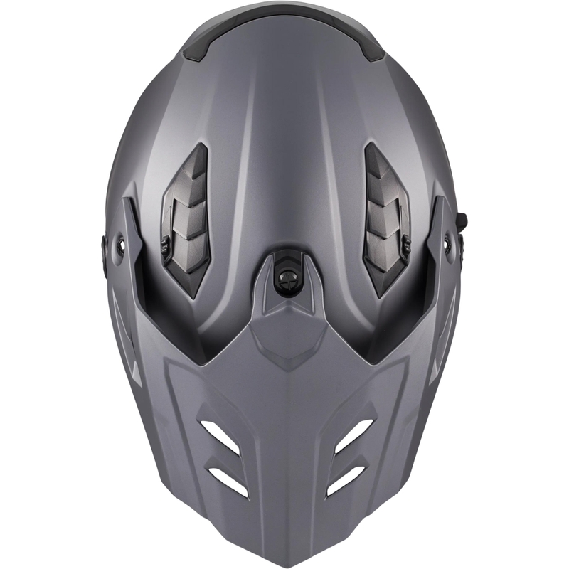 Kask motocyklowy enduro MT Track SV Pure A2 matowy szary