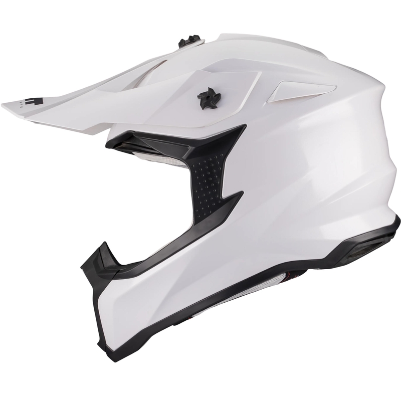 Kask motocrossowy MT Falcon S Pure A0 biały