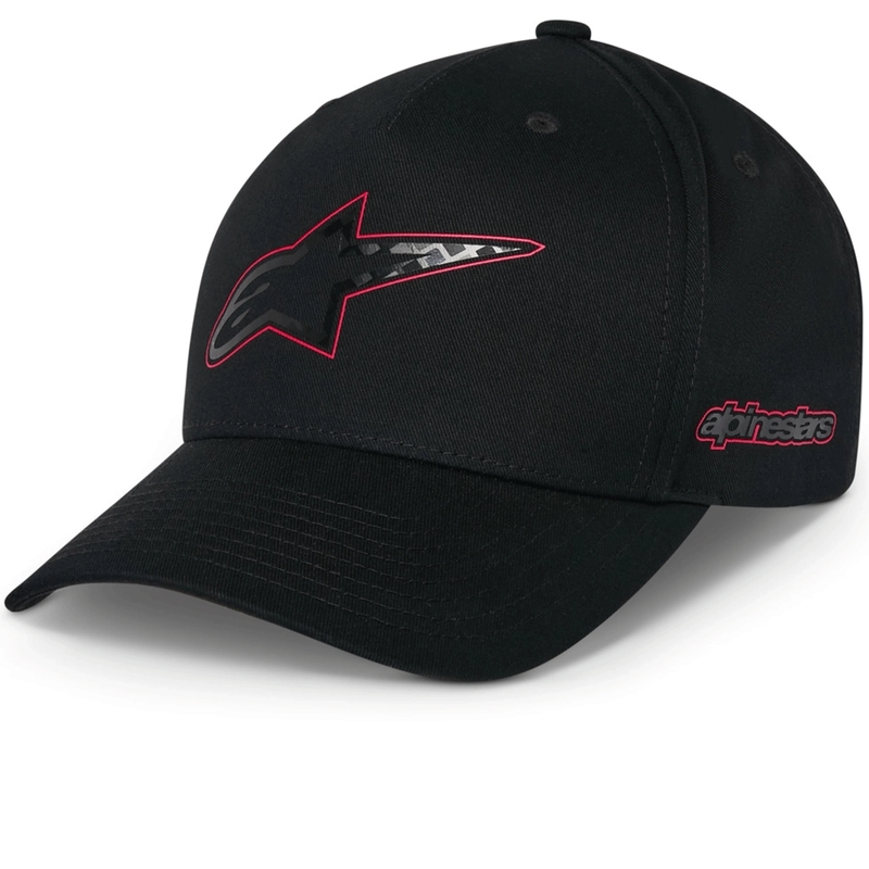 Czapka z daszkiem Alpinestars Carbon Fiber w kolorze czarnym