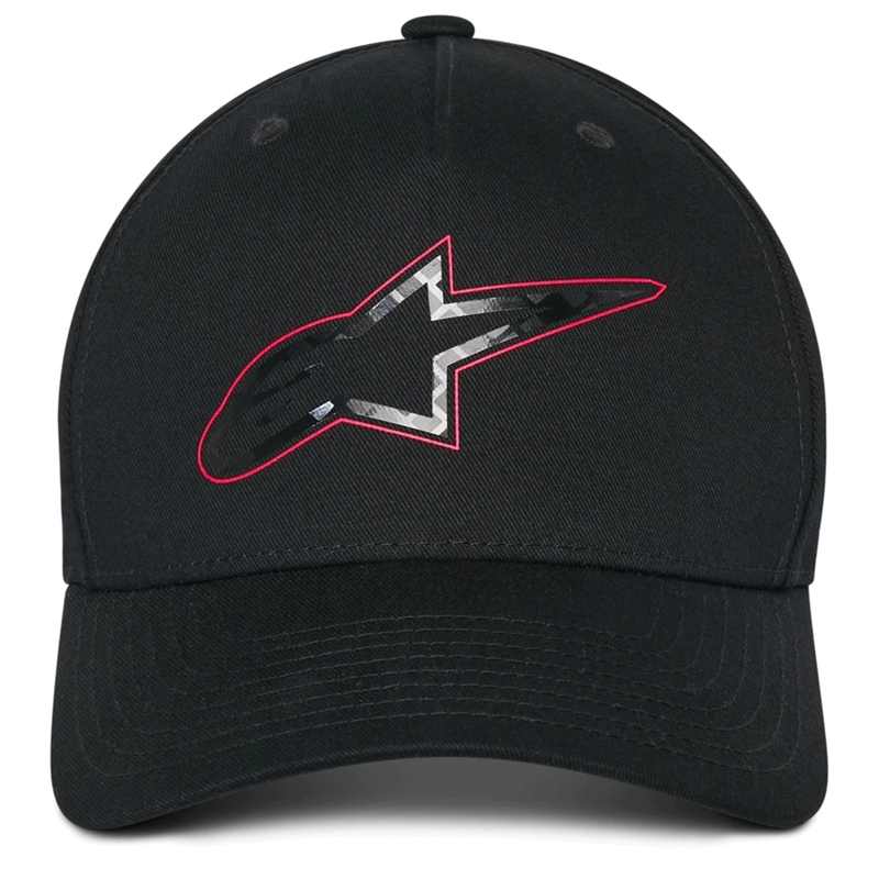 Czapka z daszkiem Alpinestars Carbon Fiber w kolorze czarnym