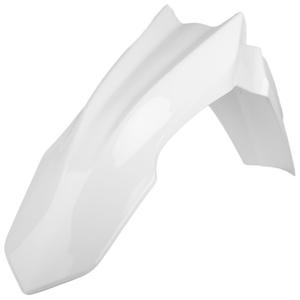 Front fender POLISPORT 8573900002 white for HONDA CRF 450 R 2013-2016, HONDA CRF 250 R 2014-2017