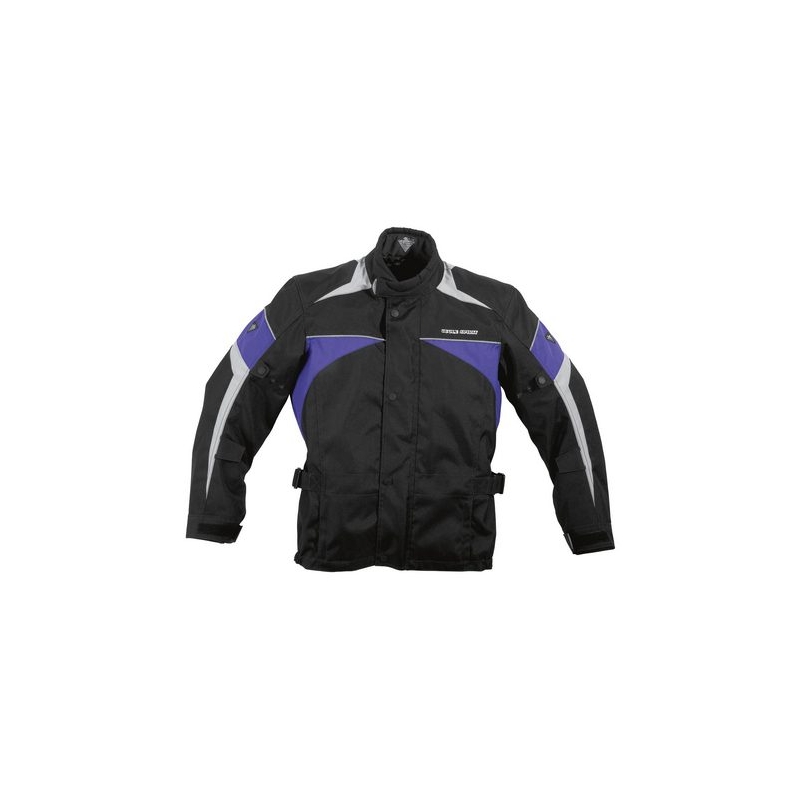 Męska kurtka moto CYCLE SPIRIT 0207 niebieskie rozmiar 48