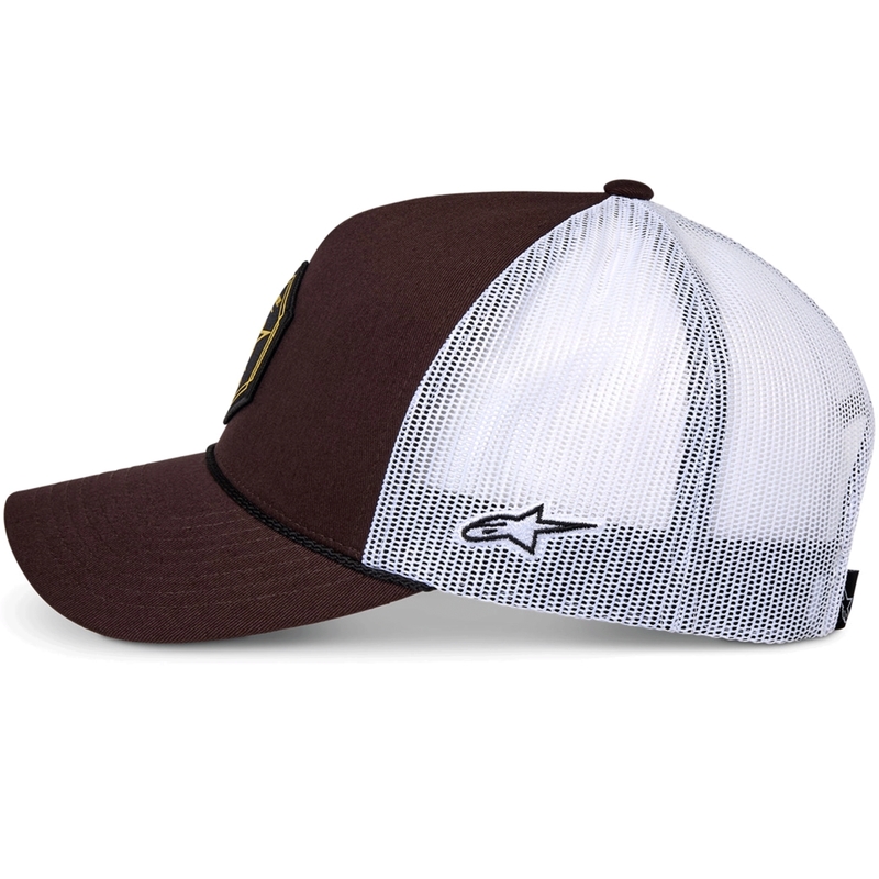 Czapka Alpinestars Hexeon Trucker Cap brązowo-biała