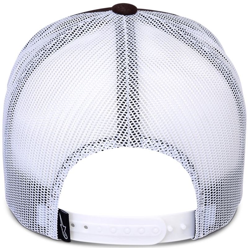 Czapka Alpinestars Hexeon Trucker Cap brązowo-biała