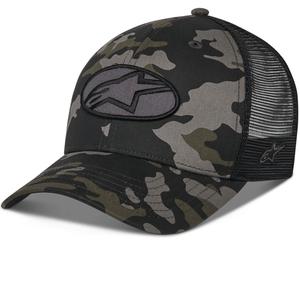 Czapka typu trucker Alpinestars Oblique Camo w kolorze czarno-kamuflażowo-czarnym